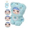 Shopular Nommi Blue Bear Plush Doll - Kawaii Collectible Toy, Cute Xmas Birthday Gift, Loveliness Never Ends Series