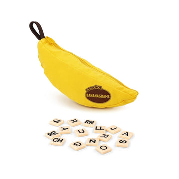 Bananagrams Spanish - Multi-Award-Winning Small Word Game in Yellow & Green for Fun Language Learning