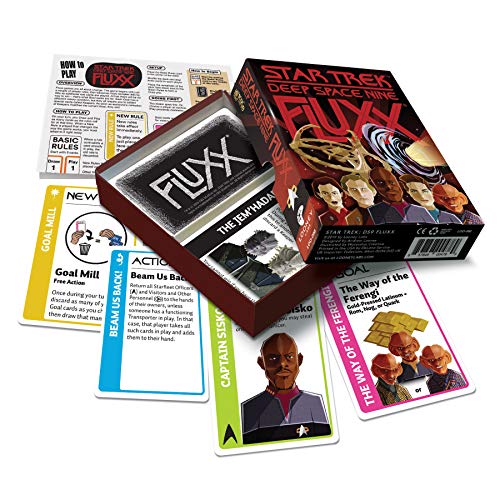 Looney Labs Star Trek Fluxx: Deep Space Nine Card Game - Join The Crew in a Dynamic Game