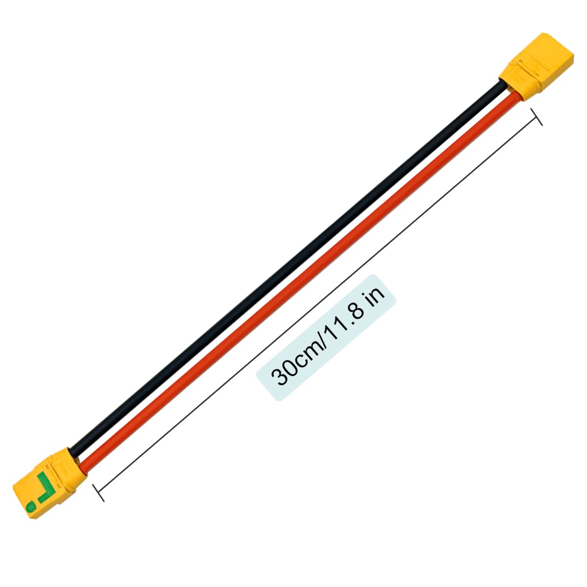 XT90-S Anti-Spark Female to XT90 Male Plug Extension Wire Cable Lead Silicone Wire 10AWG 30CM for Aircraft Model