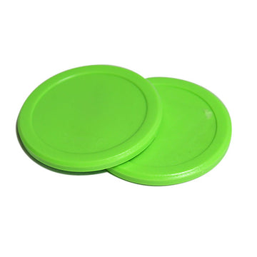 2-1/2 Dynamo Green Air Hockey Puck Set of 2