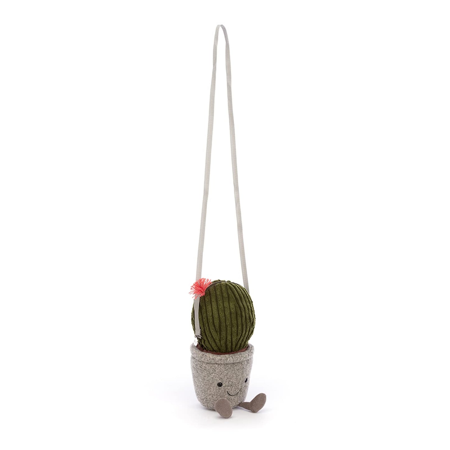 Jellycat Amuseables Cactus Plush Bag, 10.5 Inches - Crossbody And Shoulder Purse - Fun And Unique Handbag