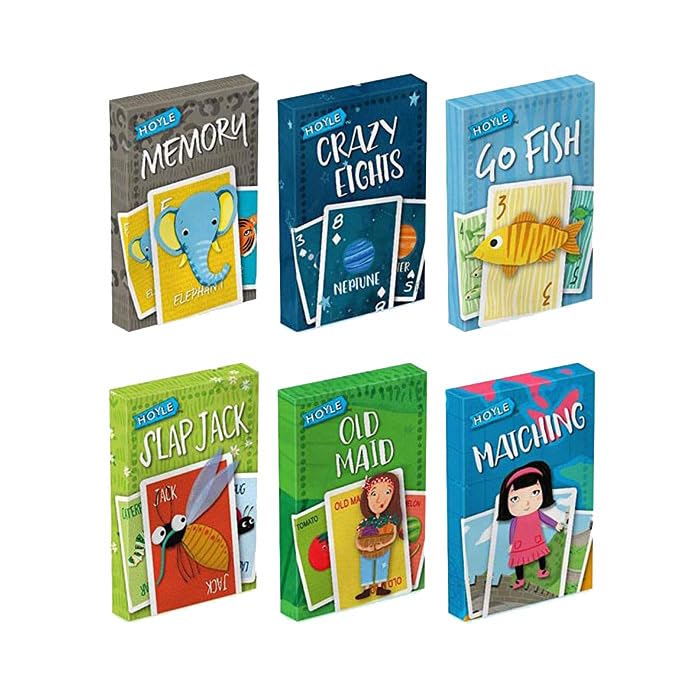 Bicycle 6-Pack Kids Card Games