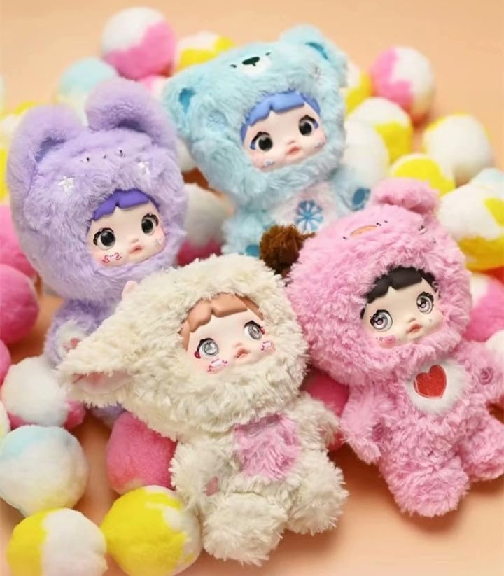 Shopular Nommi Blind Box Plush Doll Nommi Loveliness Never Ends Series Kawaii Plushie Toys Figure Doll Cute Xmas Collectible Bir
