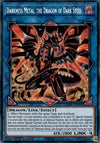 Darkness Metal, The Dragon Of Dark Steel - Blar-En047 - Secret Rare - 1St Edition
