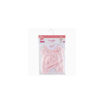 Corolle Pink Pajamas Baby Doll, 14" - Polyester, Model DMV01, Soft and Stylish Sleepwear for Kids