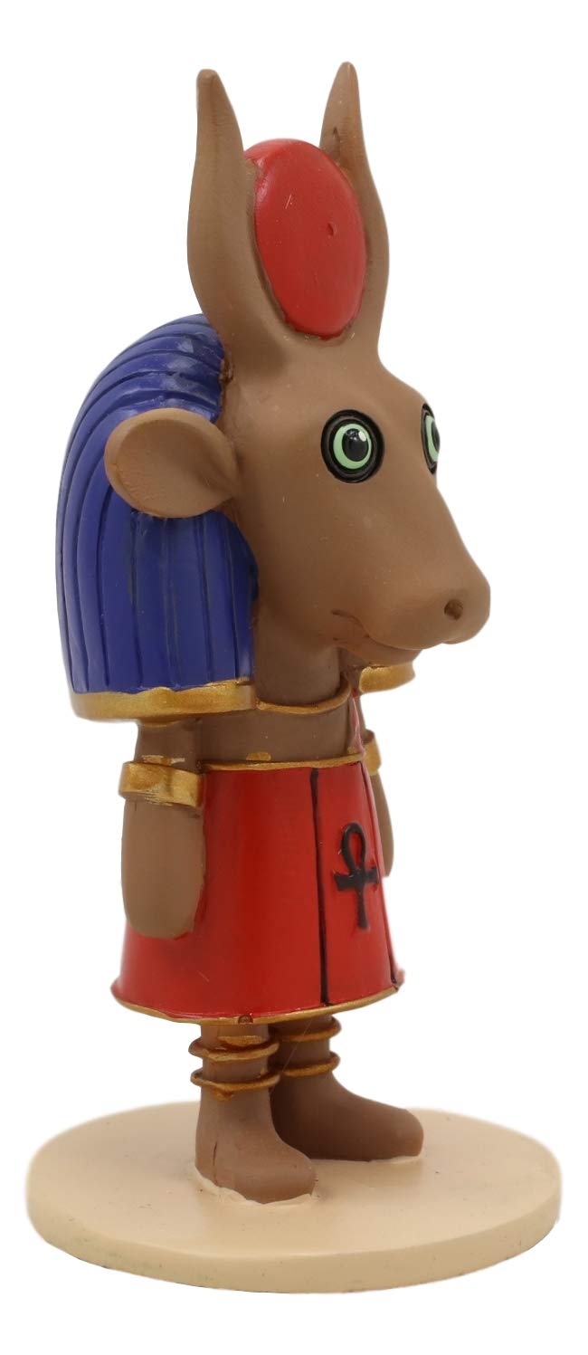 Ebros Weegyptians Collection Egyptian Chibi Statue 4' Tall Ancient Deities Gods And Goddesses Of Egypt Collectible Figurine Historical Educative Sculpture (Hathor Primeval Goddess Mother Of All)