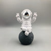 Ecacon Figurine Astronaut Statue Spaceman D Cor,Desktop & Tabletop Decorative Cute Mini Space Figure Ornament,Cake Toppers Deco