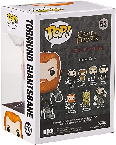 Funko Pop Game of Thrones Tormund Vinyl Figure - 3.75 inches, Multicolor, Model 12217