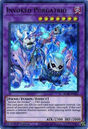 Invoked Purgatrio - Blar-En082 - Ultra Rare - 1St Edition