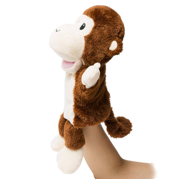 Hollyhome Hand Puppets Monkey Animal Puppets Zoo Plush Animal Toys 13 Inches