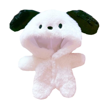 Niannyyhouse 10Cm~15Cm 20Cm 40Cm Plush Doll Clothes Puppy Onesies Outfit Dolls Accessories Dress Up (White 20Cm)