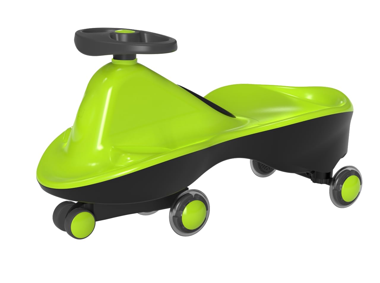 Joybay Sports Collection Premium Led-Wheel Swing Car Ride On Toy (Apple Green, Come Fully Assembled)
