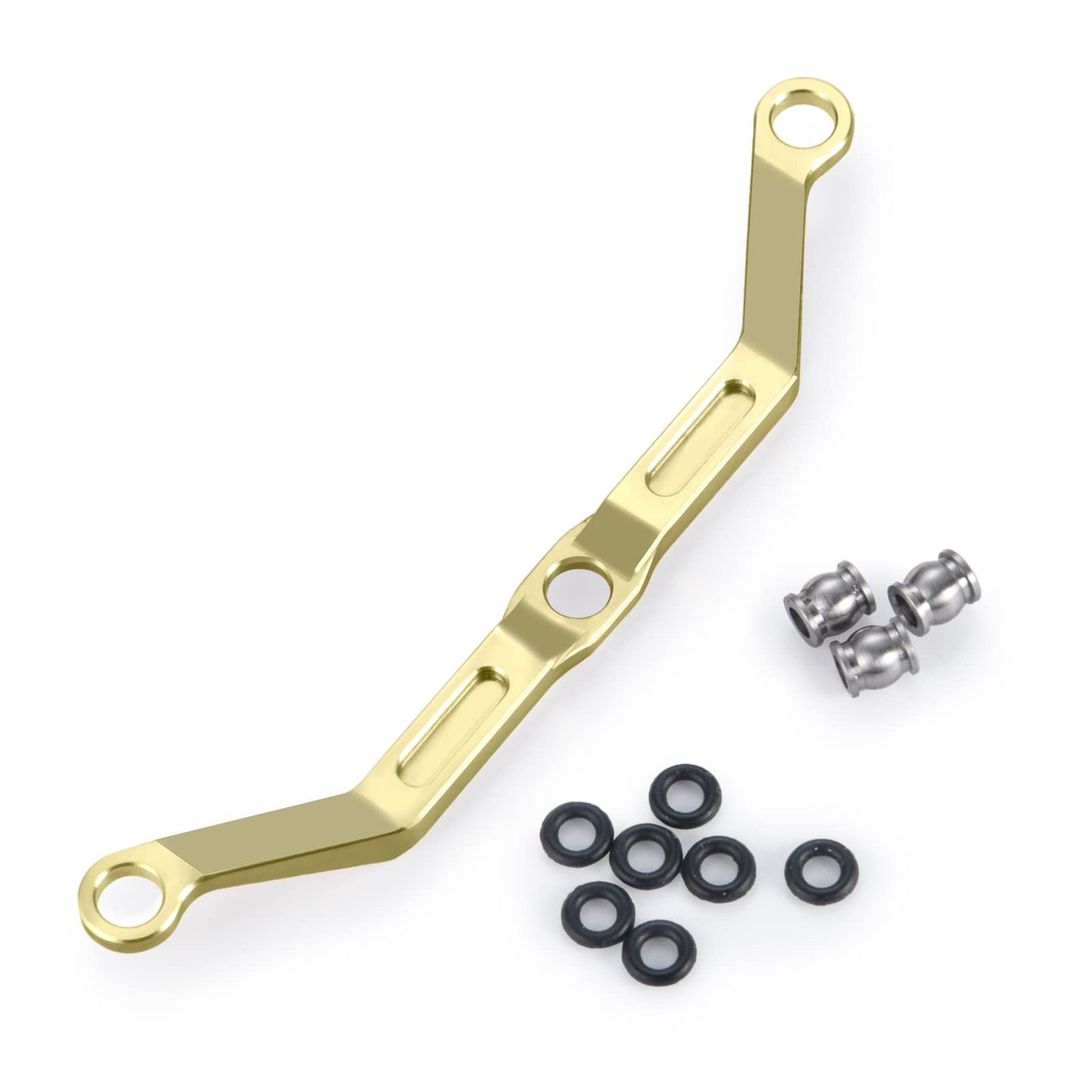 RCLIONS Heavy Weight Brass Steering Link for TRX4M 1/18th RC Crawler Car Upgrades