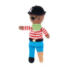 Pebble 200-115 Fair Trade Peg Leg Pirate Rattle, 7-Inch Length