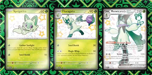 POKEMON TCG: Scarlet and Violet: PALDEAN Fates: POKEMON EX enhanced Collection - Shiny Sprigatito