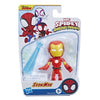 Marvel Spidey & His Amazing Friends Action Figures Superheroes + Villains (Choose Figure) (Iron Man (4 Inch))