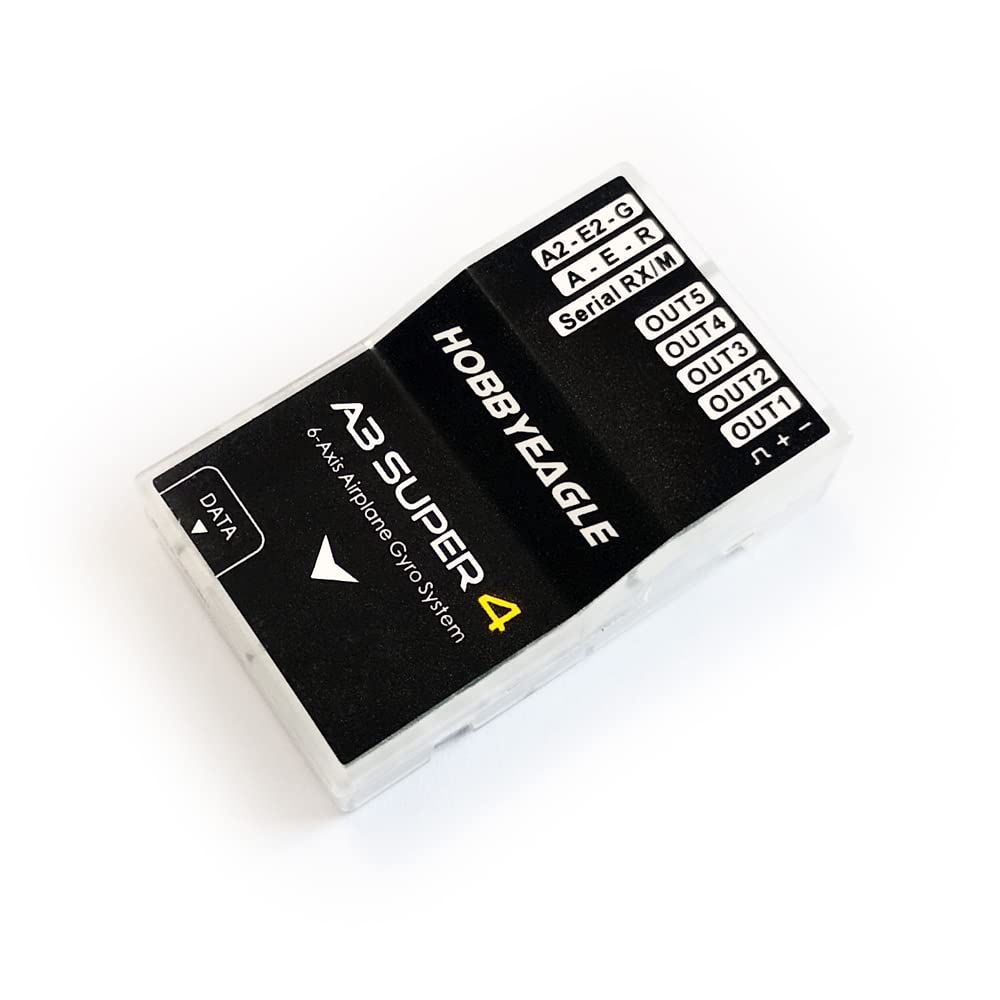 SoloGood HOBBYEAGLE A3 Super 4/6-Axle Airplane Gyro Flight Controller Stabilizer RC Plane Gyro Stabilizer for RC Fixed-Wing Airp