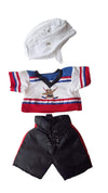 Hockey Uniform Outfit Teddy Bear Clothes Fits Most 14' - 18' Build-A-Bear And Make Your Own Stuffed Animals