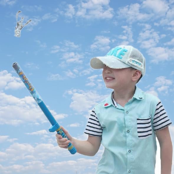 Impulls Unitech Toys Fun Fly Stick Magic Blue Levitation Wand Science Toys Electric Static Wand 10 Flying Shapes