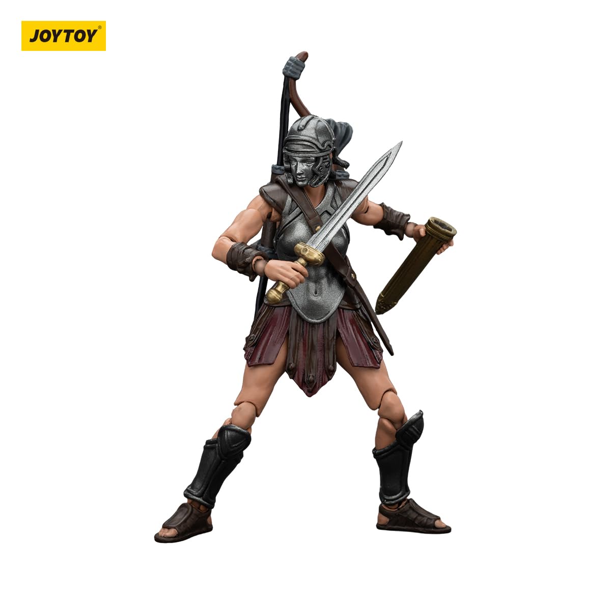 Joytoy 1/18 Strife Roman Republic Legionary Light Infantry Bow And Arrow Female Collector'S Edition Action Figure -4.25Inch