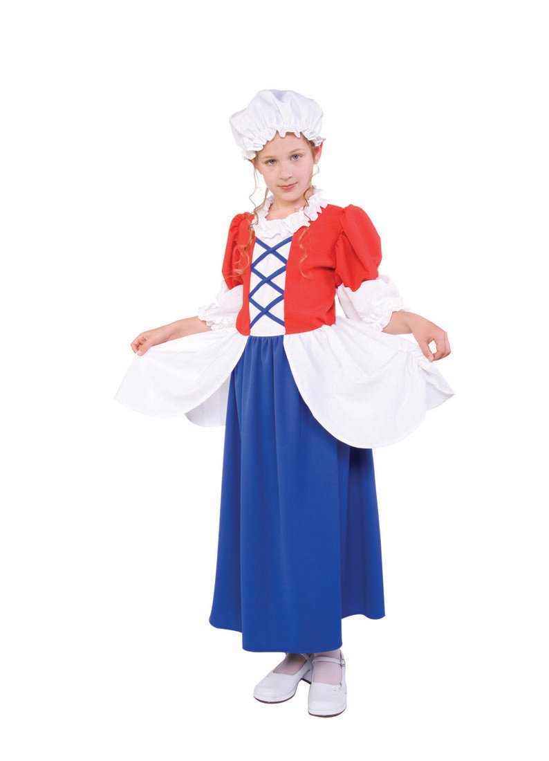 Betsy Ross Girl Costume Large