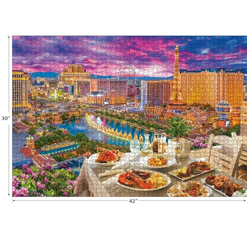 RoseArt - Kodak enhanced - La Vida Las Vegas - 3000 Piece Jigsaw Puzzle for mature-themeds