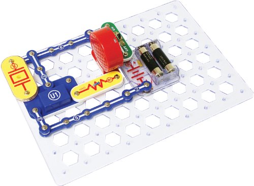 Snap Circuits Jr. Sc-100 Electronics Exploration Kit, Over 100 Projects, Full Color Project Manual, 28 Parts, Stem Educational Toy For Kids 8 +
