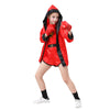 Child'S 4 Pcs Boxing Champions Costume With Top, Shorts, Hooded Cape, Gloves Halloween Fancy Dress Boxer Uniform For Kids (Red,