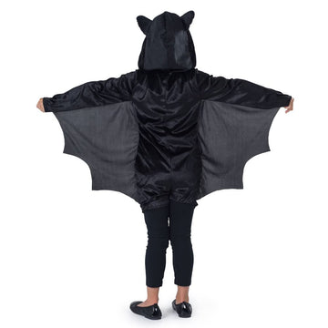 Dress Up America Kids Vampire Bat Costume - Black Batgirl Costume For Girls - Halloween Costume