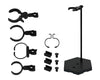 DS. DISTINCTIVE STYLE 12 Inch Connectable Metal Action Figure Stand for 1/6 & 1/9 Scale Figures - Black Toy Display Base
