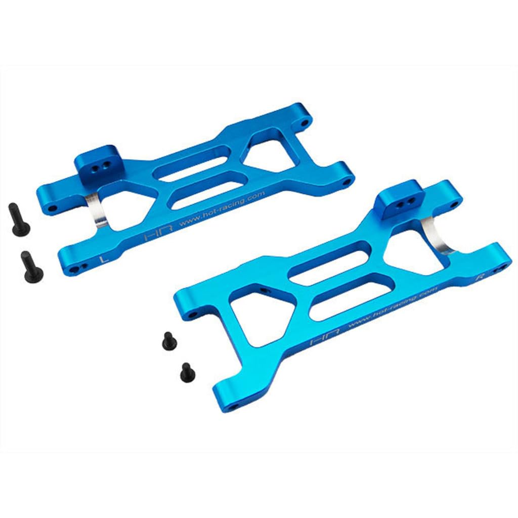 Hot Racing ECT5606 Blue Aluminum Rear Suspension Arms - ECX 2WD