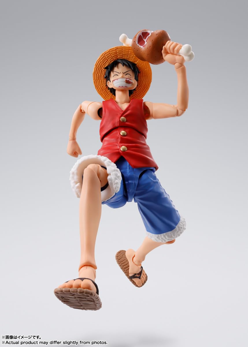 TAMASHII NATIONS - One Piece - Monkey D. Luffy -Romance Dawn-, Bandai Spirits S.H.Figuarts Action Figure