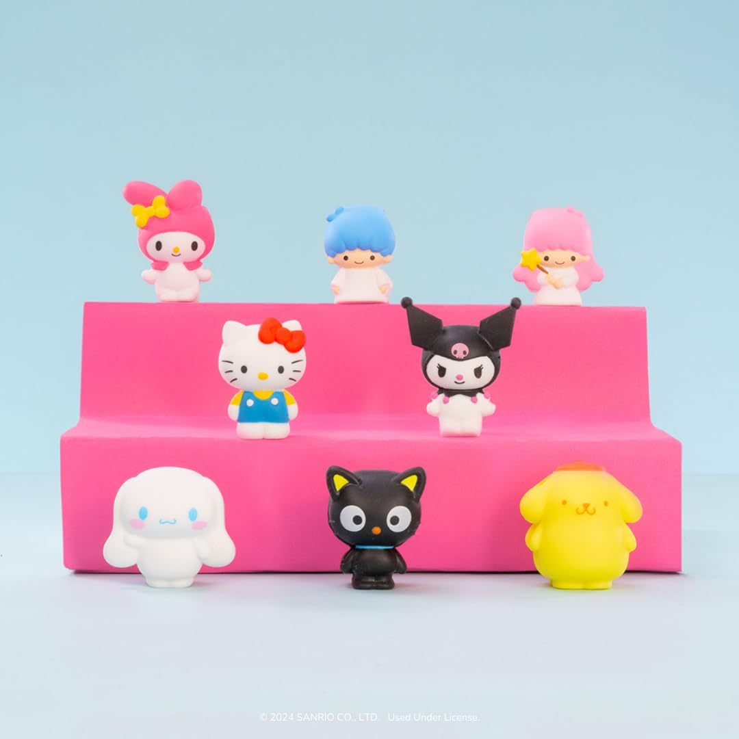 Hello Kitty And Friends Figbands Multipack- 8 Figbands - Series 1-2-In-1 Figure And Band - Officially Licensed Sanrio Product Fr