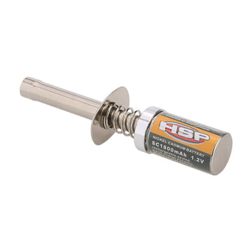 Goolsky Nitro Starter Kit - Glow Plug Igniter with Battery Charger for HSP RedCat Nitro 1/8 1/10 RC Car - Silver, Aluminum