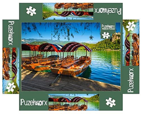 Puzelworx 1000 Piece Jigsaw Puzzle Educational Puzzle Family Game Gift For Adults And Kids (Three Boats)
