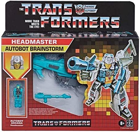 Transformers 2021 Modern Figure In Retro Packaging Autobot Headmaster Brainstorm With Arcana