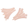 Bigjigs Rail Three Way Points (Pack Of 2) - Other Major Wooden Rail Brands Are Compatible