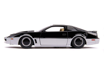 Jada Toys Hollywood Rides Knight Rider K.A.R.1982 Pontiac Firebird 1: 24 Diecast Vehicle With Light Up Feature, Glossy Black / S