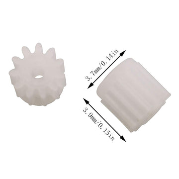 E-outstanding 11-Tooth Motor Gear 8PCS Motor Wheel Gear Parts 11Teeths Spare Parts for H12C F181 U818A H502E H502S RC Quadcopter