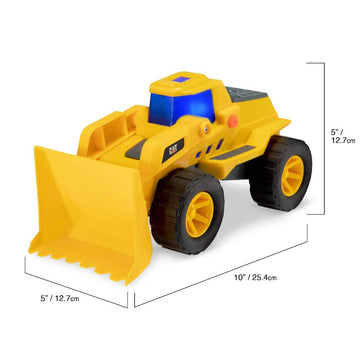 CAT Construction Toys, CAT Construction Future Force Wheel Loader Toy, with Lights and Sounds, Ages 3 and Up