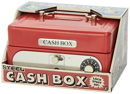 Schylling Locking Cash Box - Metal, Red, Model LB, Size 1 EA