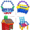 Unique Crafts Snowflakes Blocks, Stem Blocks, Educational Construction Snowflakes Blocks for Kids Colorful Snowflakes Building B