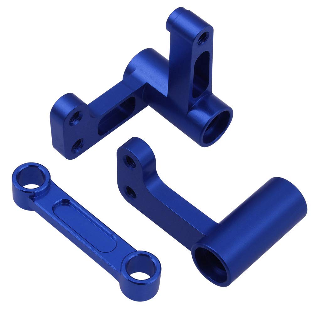 Hobbypark Aluminum Steering Bellcranks, Drag Link For 1/10 Traxxas Slash 2Wd / Rustler Vxl/Bandit, Replaces Part 3743 (Navy Blue
