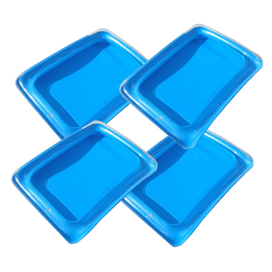 Supoice 4 Pack Inflatable Salad, Food, Drink Buffet Cooler Tray Inflatable Serving Bar/Bufft Cooler Perfect For Bbq, Picnic, Pool Party