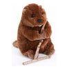Douglas Buddy Beaver Plush Stuffed Animal, 7" Tall, Brown, Soft Plush, Model 4037