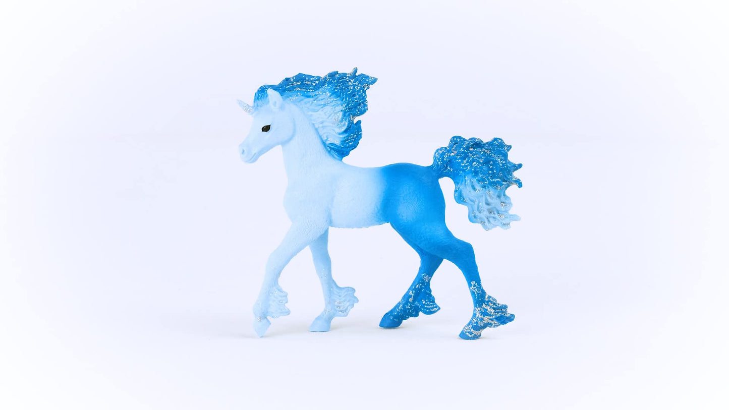 Schleich Bayala New 2023, Unicorn Toys For Girls And Boys, Elementa Water Flame Baby Unicorn Toy Figurine, Ages 5+