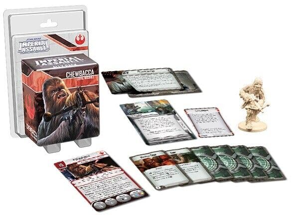 Star Wars Imperial Assault Board Game Chewbacca ALLY PACK - Epic Sci-Fi Miniatures Strategy Game for Kids and Adults, Ages 14+,