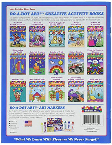 Do.A.Dot Art! Whos in The Zoo Creative Activity Coloring Book, Made in The USA