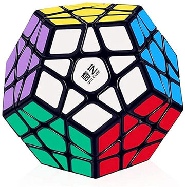 Bokefenuo Qy Megaminx 3X3 Cube Sculpted Black Qy Qiheng Pentagonal Dodecahedron Speed Puzzle Cube Toys For Kids